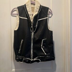NWOT Chaser By Anthropologie. Size Med. Sold by revolve. Faux leather vest.